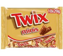 Twix Minis Chocolate Bulk Pack, karameļu un cepumu mini šokolādes batoniņi, 227g, šokolādes dāvanu ideja, šokolādes beramkravu iepakojums