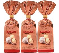 Lindt Ziemassvētku šokolādes rieksti Makadāmijas rieksti | 100 g maiss | Garšīgi Makadāmijas rieksti piena šokolādē | Šokolādes dāvana Ziemassvētkiem
