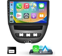 Carplay bezvadu auto radio Citroen C1/Toyota Aygo/Peugeot 107, podofo 10,1 collu skārienjūtīgais ekrāns Android ar bezvadu Android, Bluetooth/GPS/WiFi/FM/RDS/HiFi/USB/Stūres rata vadība