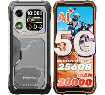 Blackview XPLORE 1 5G āra viedtālrunis ar Android 15 (20000mAh), AI āra mobilais tālrunis, 36+256GB/2TB, 6,78 collu 2.4K 120Hz/64MP+50MP+20MP nakts redzamība/blīvums 7050/ IP68 IP69K, Dual SIM/NFC/GPS