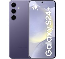 Samsung Galaxy S24+ AI viedtālrunis, Android mobilais tālrunis bez līguma, 12 GB RAM, 256 GB atmiņa, 50 MP kamera, ilgs akumulatora darbības laiks, kobalta violets