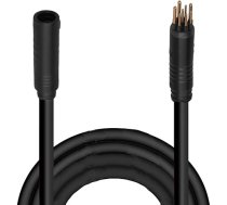 Pagarināšanas kabelis elektrovelosipēdu motoriem, 9-pin ūdensizturīgs pagarināšanas kabelis riteņu motoriem, motora kabelis elektrovelosipēdiem (1,5 plakans 1600 mm)