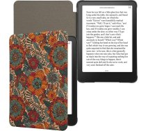 kwmobile Korpuss saderīgs ar Amazon Kindle Paperwhite (2024)/Colorsoft - korķa eReader aizsargvāciņš - Summer Flowers Orange Green Red