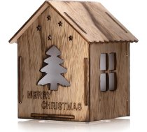 DecoKing LED Dekoratīvie Ziemassvētku gaismas māja Ziemassvētku eglīte Koka apgaismojums Furo cepure