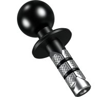 BRCOVAN Metāla motocikla dakšas vārpstas lodveida bāze ar 1 collas TPU bumbu, piemērota caurules diametram no 12 mm līdz 25,4 mm, saderīga ar RAM stiprinājumiem B izmēra 1 collas lodveida dubultās bāzes roku