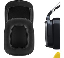 Geekria QuickFit rezerves proteīna ādas ausu spilventiņi Razer Tiamat 7.1 V2 austiņu austiņu spilventiņiem ar plastmasas plāksnīti austiņu ausu spilventiņu remonta detaļas