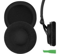 Geekria austiņu spilventiņi priekš Sony MDR-V150 V200 V250 V300 V400 ZX300 austiņu rezerves auss spilventiņš / auss spilventiņš / auss kauss / auss vāciņš / austiņu spilventiņu remonta detaļas ar remonta instrumentu (samtaini melns)