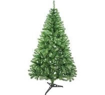 SOLAGUA NAVIDAD Mākslīgā Ziemassvētku eglīte, Finiera lapu egle 120-210 cm ar plastmasas rotājumu (Glitter Green, 120 cm, 184 galotnes)