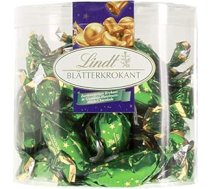 Lindt Chocolate Leaf Bricky, 450 g, 25 x Delicate Crispy Crocant in Gianjula Hazelnut Milk Chocolate, šokolādes dāvana Ziemassvētkiem, Ziemassvētku šokolāde, Ziemassvētku šokolāde