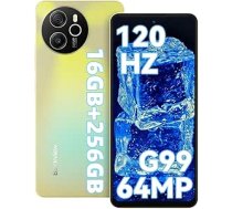 Blackview Shark Mobilais tālrunis bez līguma 16GB + 256GB, Helio G99, 120Hz 2.4K, 64MP, 2025 Android viedtālrunis, 6.78" FHD+, 13MP, NFC, 5000mAh akumulators ar 33W, 4G Dual SIM Mobilie telefoni