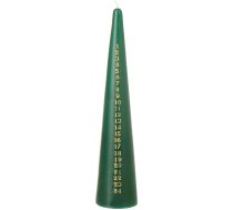 Heaven Sends Grüne Adventskerze - 25cm Countdown Weihnachtskerze mit goldenen Zahlen - 10 Stunden Brenndauer