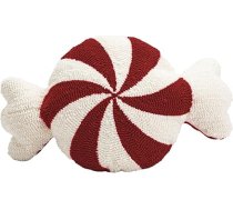 Ziemassvētku konfektes Candy Canes spilvens Cute Christmas Candy Throw Cushion Soft Candy Cane Plush Cushion Ziemassvētku spilvens Dīvāna spilvens Dekoratīvs mājās