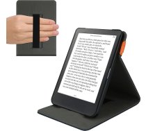 kwmobile Aizsargvāciņš saderīgs ar Kobo Clara HD - E-lasītājs ar cilpas statīvu - tumši zils