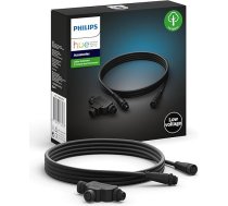 Philips Hue pagarinājuma kabelis 2,5 metru garumā, kas paredzēts IP67 drošai uzstādīšanai, savienots ar Hue tiltu