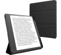 kwmobile E-lasītāja aizsargvāciņš saderīgs ar Amazon Kindle Scribe (2022/2024) korpusu - mākslīgās ādas vāciņš e-lasītājam ar dubulto statīvu un pildspalvas turētāju melnā krāsā