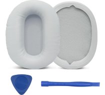 Ersatz-Ohrpolster für Sony WH-CH700N, WH-CH710N Over-Ear-Kopfhörer, geräuschisolierender Schaumstoff, strapazierfähiges Leder (grau)