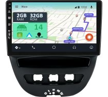 Android 14 Auto radio Peugeot 107 Toyota Aygo Citroen C1 (2005-2014)-2 DIN [Integrēts bezvadu CarPlay/Android Car/GPS]-10.1 collu IPS 2.5D 1280 x 600 ar DAB kameru/vadības stūres vadības ierīci