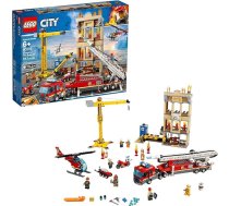LEGO City ugunsdzēsēju brigāde pilsētā 60216 (943 detaļas) ar gaismu un skaņu - 2019