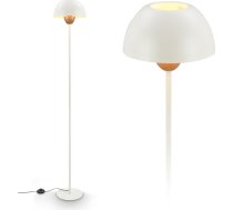 BRILONER - Grīdas lampa ar kājas pogu, E27 ligzda, maks. 10 W, lasāmā lampa, dzīvojamās istabas lampa, guļamistabas iekārtojums, gaismeklis, stāvlampa, stāvlampa, 25 x 156,5 cm (DxH), kafija.