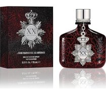 John Varvatos XX Intense parfimērijas ūdens izsmidzināms vīriešiem Kokainais dzintars ar sarkanā ingvera ziediem, ciedra koku un Tonka pupiņām 75ml