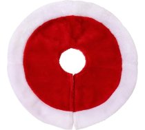 Mini Ziemassvētku eglītes svārki 28cm sarkanbaltsarkana un balta plīša Ziemassvētku eglīšu svārki pusei Svētku galda sveces turētāja rotājumi Ziemassvētku iekštelpu piegāde Jaungada svētku rotājumi