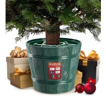 KADAX plastmasas Ziemassvētku eglīšu statīvs, Ziemassvētku eglīšu statīvs divās krāsās, plastmasas statīvs Ziemassvētku eglītei (eglītes augstums līdz 280 cm, zaļš)