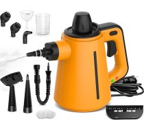 Tvaika tīrītājs, tvaika tīrītājs ar 10 piederumiem, 3,5 bāru tvaika spiediens 380 ml, 1050 W tvaika tīrītājs, rokas ierīce grīdām, mēbelēm, polsterējumam, locītavām un automašīnām, noņem netīrumus un taukus