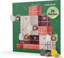 Waterdrop Adventes kalendārs 2025 - Limited Edition - 25 ekskluzīvi pārsteigumi sev vai dāvanai - Ziemassvētku dāvanu komplekts sievietēm un vīriešiem - piešķir ūdens garšu