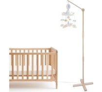 Koka Baby Mobile Holder Mobile Baby Bed Mobile Stabila struktūra Koka rotaļlietām gultas zvana zvana vēja zvaniņi