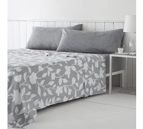 COTTON ARTean 135 x 190/200 cm Hipoalerģiska mikrošķiedras sega ar plakano palagu + 1 spilvendrāna + pieguļošā palags 135 cm, apelsīns, pelēks
