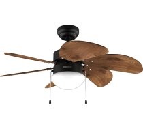 Cecotec EnergySilence Aero 365 Black&Wood griestu ventilators ar apgaismojumu 50W, diametrs 36" (92cm), 3 ātrumi, 6 pārslēdzamas lāpstiņas, ziemas-vasaras režīms, vienreizēja lietošana, ķēdes slēdzis