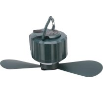 10400 mAh pārnēsājams kempinga ventilators, āra telts ventilators ar LED laternas tālvadības pulti, USB uzlādējams ar akumulatoru darbināms griestu ventilators, 3 ātrumi, 3 spilgtumi, laika iestatīšana, piemērots rei