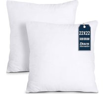 Utopia Bedding Dekoratīvie spilveni (2 iepakojumā, balti) - dīvāna un gultas spilveni, dekoratīvie spilveni, dīvāna spilveni, dekoratīvie spilveni un dīvāna spilveni - kokvilnas polimērs - balts spilvens iekštelpām
