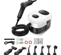 Tvaika tīrītājs, 2500 W rokas tapešu tvaika tīrītājs, 1,4 l tvertne ar augstu temperatūras spiedienu, izskalojams tvaika tīrītājs tapetēm, grīdām, paklājiem
