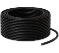 Vītā pāra tīkla savienojuma kabelis utp | cat6 | ātrgaitas 1gbps | lan | 100m | melns