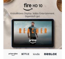 Amazon Fire HD 10 planšetdators (jaunākās paaudzes), paredzēts atpūtai, 10,1" dinamisks Full HD ekrāns, astoņkodolu procesors, 3 GB RAM, akumulatora darbības laiks līdz 13 stundām, jaunākais modelis (2023. gada izlaidums), 32 GB, Ocean, ar rekl