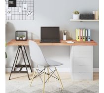 Galda virsma Apstrādāta ozolkoka koksne Gaiši brūna 160 x 60 x 4 cm Galda virsma restorānam Ēdamistaba Dzīvojamā istaba Biroja mēbeles Galda virsma Galda virsma Galda virsma