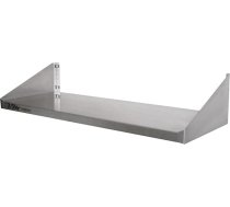 Nerūsējošā tērauda sienas plaukts - Izmēri 60 x 40 cm - Viegli montējams - AISI 430 sakausējums - Sienas plaukts Virtuves plaukts Gastro Nerūsējošā tērauda plaukts Sienas plaukts Sienas plaukts Garšvielu plaukts Piekaramais plaukts Ēdināš