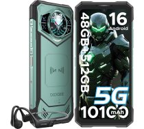DOOGEE S200 X 5G āra mobilais tālrunis Android 16 ar austiņām, 48GB + 512GB (2TB) āra viedtālrunis, 10100mAh, 6,72" FHD+ 120Hz, 100MP + 1,32" AMOLED aizmugurējais ekrāns, NFC/WiFi 6/Face ID