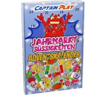 CAPTAIN PLAY Adventes saldumu kalendārs 2025 ar 24 gabaliņiem, Ziemassvētku kalendārs bez šokolādes ar 315 g