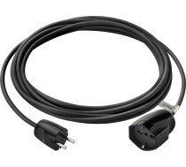 Vimar 5m DE 0P32401 Pagarinātājs 5 m, kabelis 3G1 mm2 H05VV-F, kontaktdakša vācu standarta, SICURY kontaktligzda 2P+E 16 A 250 V~ universāla, melna, melna, melna