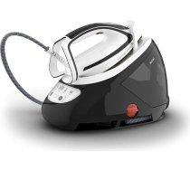 Tefal Pro Express GV9550 Ultimate tvaika gludekļa stacija, spēcīgs 8 bāru spiediens, tvaika ātrums: 520 g/min, 1,9 l ūdens tvertne, kolektors pret kaļķakmens veidošanos, sistēma pret pilēšanu, gludekļa tvaika stacija, melns/balts