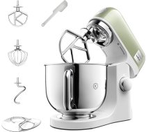 Kenwood kMix pastāvīgais mikseris cepšanai, stilīgs virtuves mikseris ar K blietētāju, mīklas mīcīšanas āķi un putukrāsni, 5 l nerūsējošā tērauda bļoda, noņemams aizsargs pret šļakatām, 1000 W, zaļš, Editions Green
