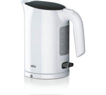 DeLonghi PurEase WK 3000 WH elektriskā tējkanna 1 L, melna, balta 2200 W - DeLonghi PurEase WK 3000 WH, 1 L, melna, balta, sviras, poga, 2200 W, maiņstrāva