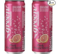 Zaļie kokteiļi Rozā greipfrūti 4 x 330ml (2 gab. iepakojumā)