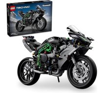 LEGO Technic 42170 Kawasaki Ninja H2R motocikla rotaļlieta, konstruktors bērniem, zēniem un meitenēm, no 10 gadiem, ar displeja statīvu, modeļu komplekts, Ziemassvētku dāvana