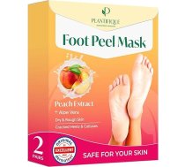 Plantifique Foot Mask - Kāju maskas - 2 pāri persiku pēdu masku zeķu noņemšanas zeķes - Kāju masku noņemšana - Kāju pīlinga maska Kāju pīlinga maska Kāju kopšanas dāvanas