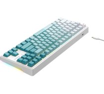 Spēļu tastatūra havit kb901l (balta un zaļa)