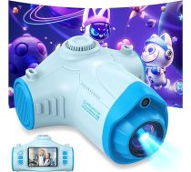 Bērnu kamera, 3-in-1 projektora kamera, 1080P digitālā kamera, fotokamera, bērniem, Ziemassvētku dāvanu rotaļlieta 3 4 5 6 6 8 7 9 10 11 12 gadu ziliem zēniem un meitenēm