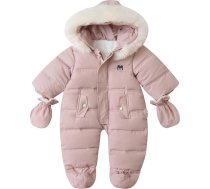 Generisch ziemas jaka bērnu meitene Jumpsuit bērnu sniega kostīms bērnu viena gabala ziemas Romper slēpošanas kostīms bērnu bērnu Parka ziemas jaka uz leju mētelis bērnu sniega kostīmi ar kapuci